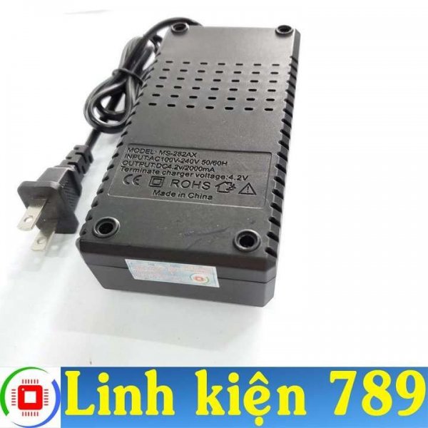 Sạc 2 pin 26650 18650 2000mA tự ngắt khi đầy